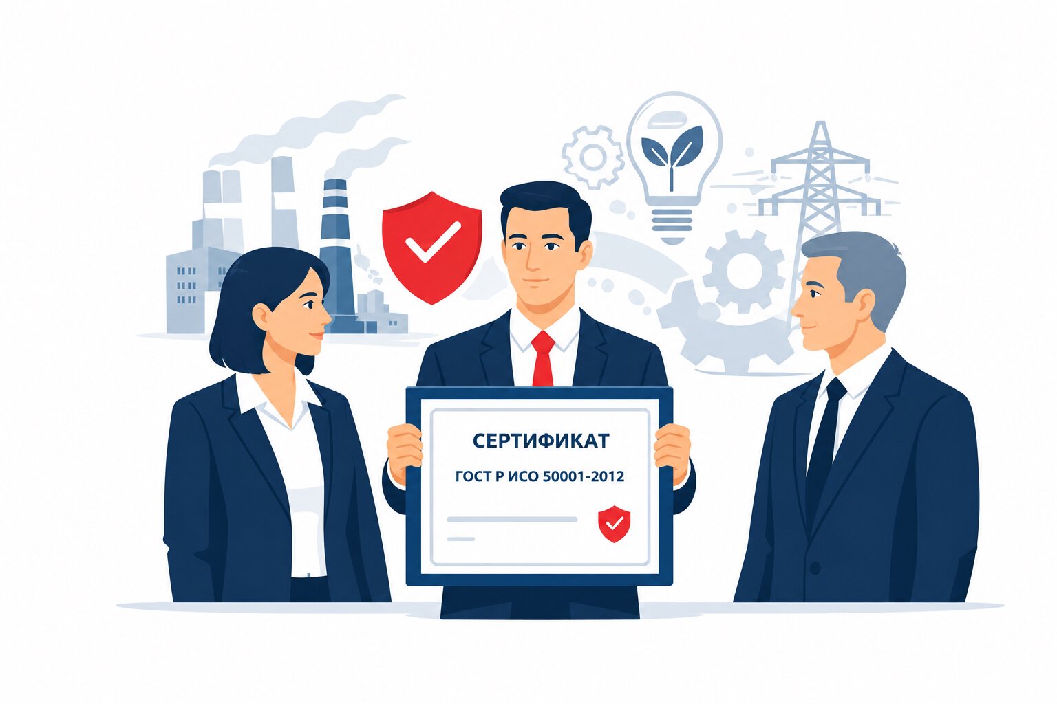 Оформление сертификата ГОСТ Р ИСО 50001-2012 в Кызыле и по всей Республике Тыва
