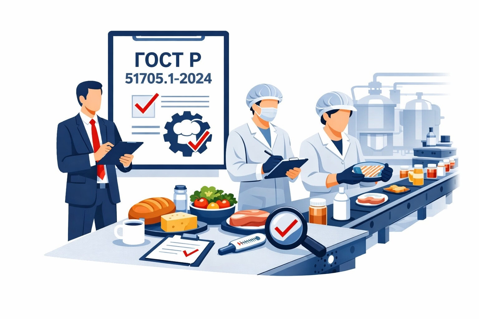 Оформление ГОСТ Р 51705.1 2024 ХАССП в Кызыле